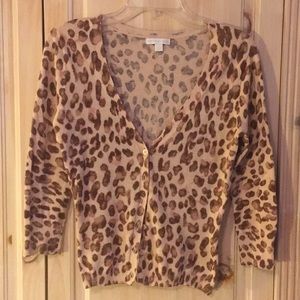 Cardigan animal print
